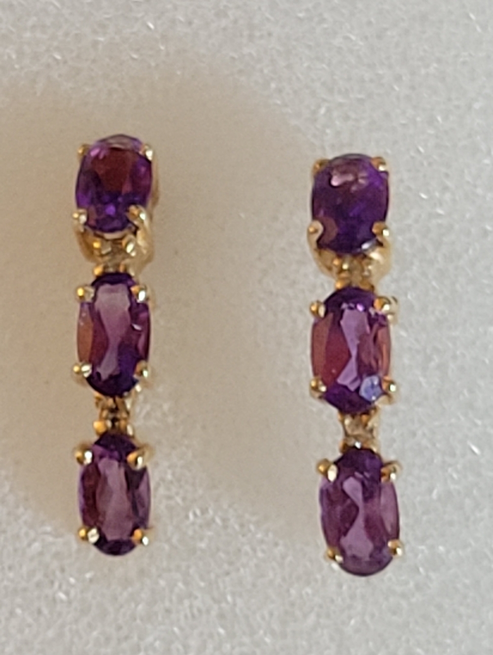 Amethyst Drop Earrings